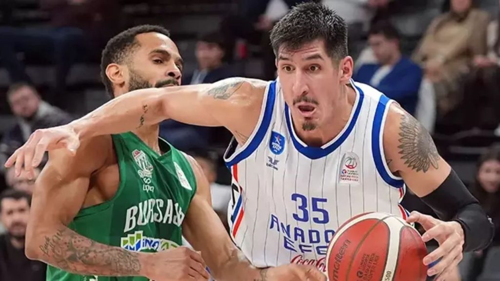 anadolu efes, bursaspor yörsan'ı 83 68 mağlup etti
