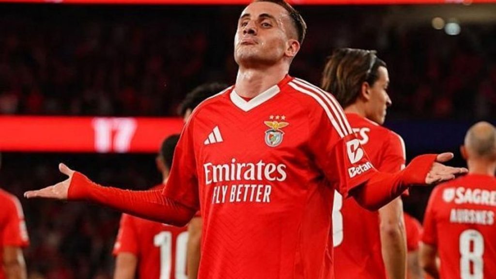  kerem aktürkoğlu'nun talihsizlikle sınavı benfica, estrela'yı 3 2 yenerken milli yıldızın Şansı yine yaver gitmedi