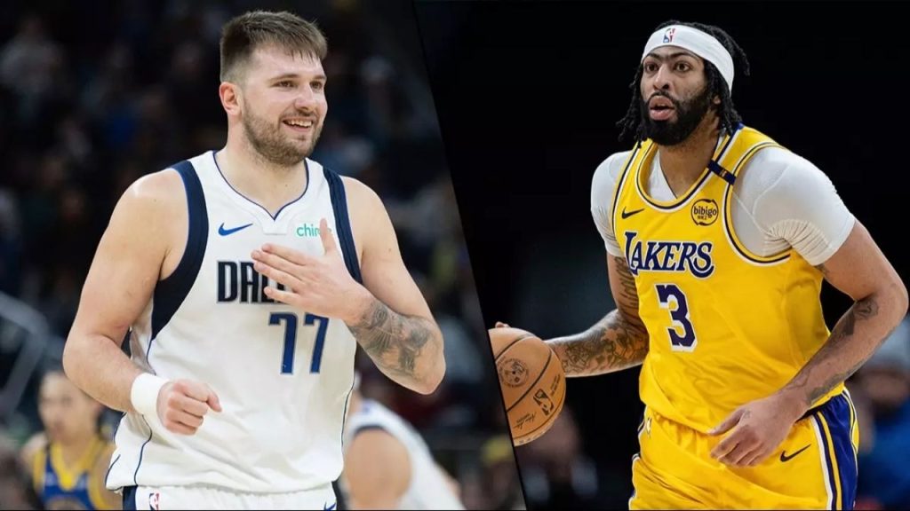 nba'de tarihi takas luka doncic los angeles lakers'a, anthony davis dallas mavericks'e