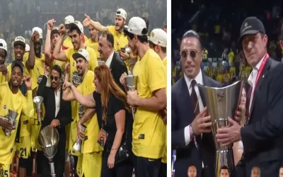 Nusret, Fenerbahçe’nin şampiyonluk kutlamasında unutulmaz anlar yaşattı!