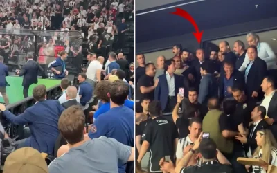 Ali Koç, Beşiktaş taraftarlarıyla derbide gergin anlar yaşadı!