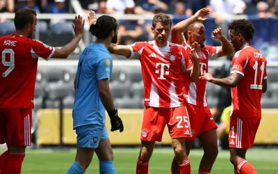 Bayern Münih, Auckland’u darmadağın etti!