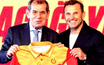 Dursun Özbek ve Okan Buruk, Osimhen için taraftarın isteğine cevap verdi