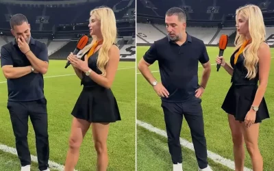 Arda Turan’ın Ukraynalı muhabire göz teması kaçınışları