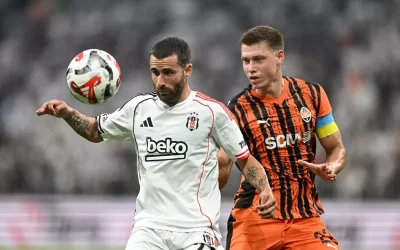 Beşiktaş, Arda Turanlı Shakhtar Donetsk karşısında turu zora soktu.