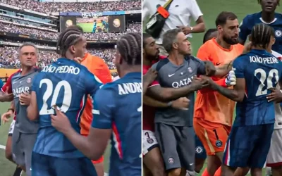 Chelsea – PSG maçında Luis Enrique’nin yıldıza vurması olayı!
