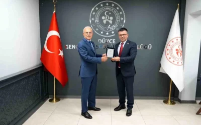 Düzce Gençlik ve Spor İl Müdürlüğü’nde Devir Teslim Töreni Gerçekleşti