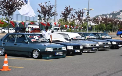 Trabzon’da Modifiye ve Klasik Araçlar Şenliği Başladı