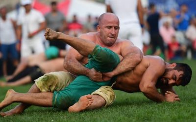 Kahramanmaraş’ta Uluslararası Hartlap Karakucak Güreş Festivali Heyecanı