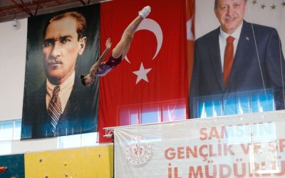 Samsun’da Trampolin Cimnastik Türkiye Şampiyonası Heyecanı