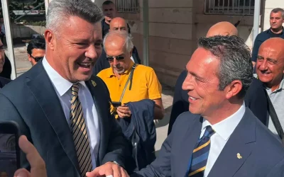 Ali Koç ve Sadettin Saran karşılaştı: Parmağında ne var?