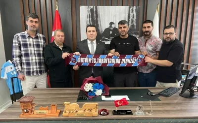 Artvin Trabzonspor Taraftarlar Derneği Başsavcıyı Ziyaret Etti