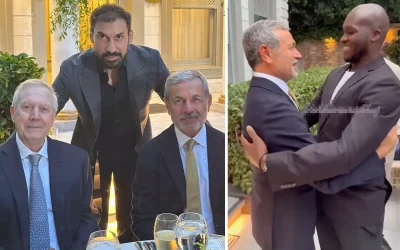 Fenerbahçe’nin efsaneleri düğünde bir araya geldi