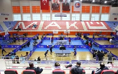Avrupa Üniversiteleri Masa Tenisi Şampiyonası Burdur’da Açılıyor