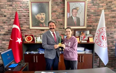 Avrupa Şampiyonu Gülsena Karakuyulu Ertunç’tan Ziyaret