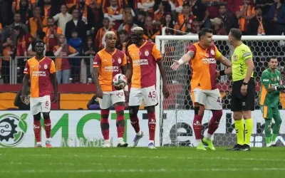 Galatasaray derbide 10 oyuncuyla mücadele etti