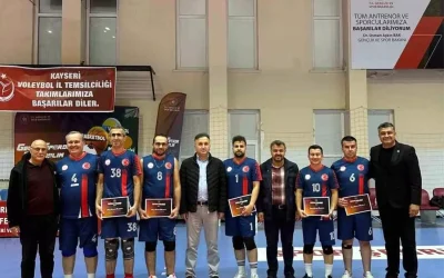 Kayseri’de 3. Kamu Spor Oyunları Voleybol Turnuvası Sonuçlandı
