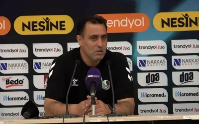 Sakaryaspor Teknik Direktörü: Rakip oyuncuların direncini önceden tahmin ettik.