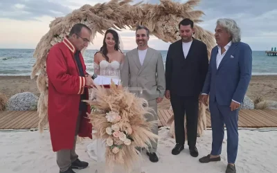 Futbol Menajeri Alp Tontu ve Cansu Yıldırım Evlendi