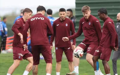 Trabzonspor, Galatasaray Maçı İçin Hazırlıklarını Sürdürüyor