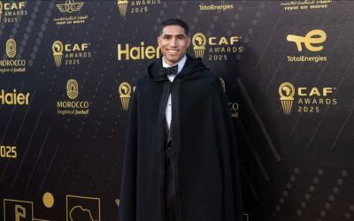 Achraf Hakimi, Afrika’da Yılın Futbolcusu seçildi.
