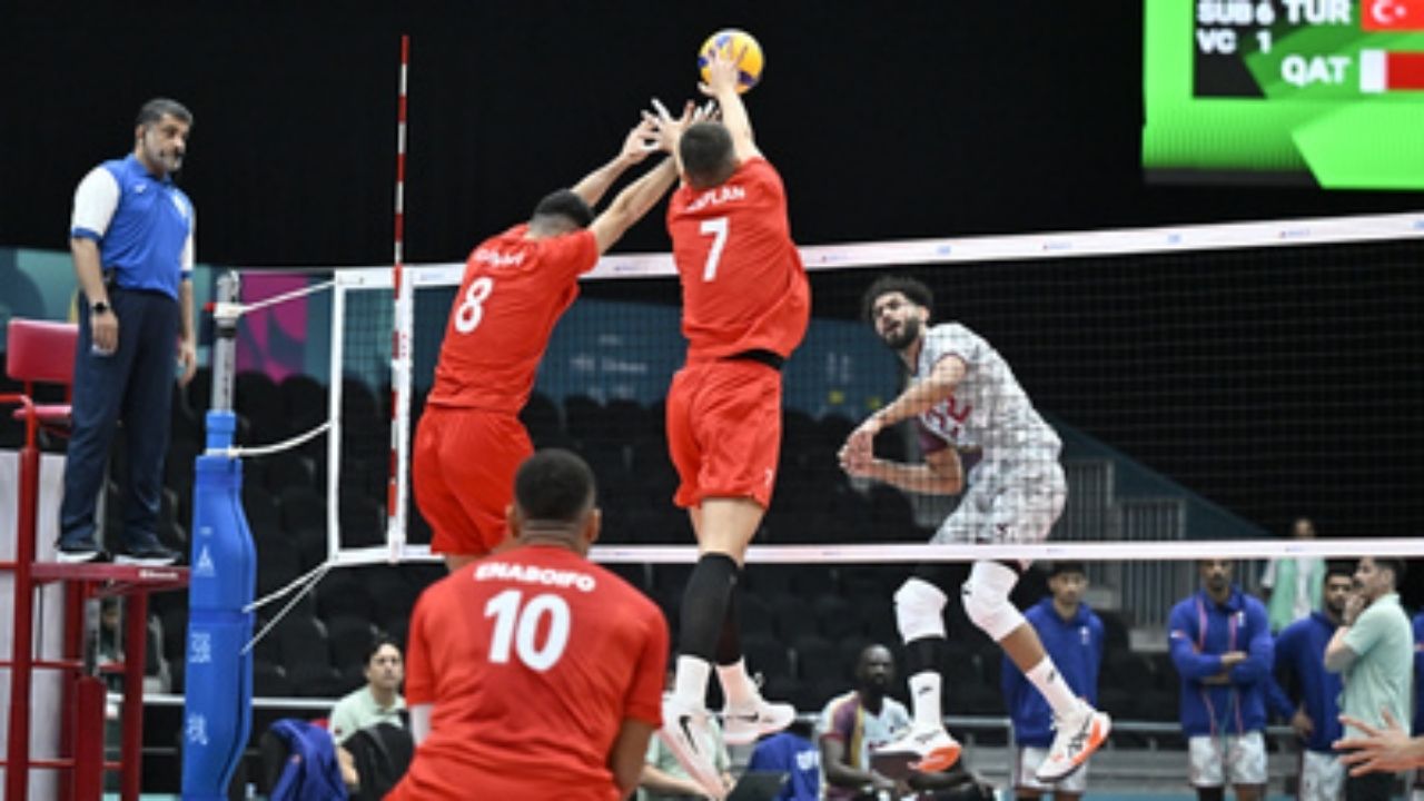 Milli Voleybol Takımı Bahreyn'i Yendi