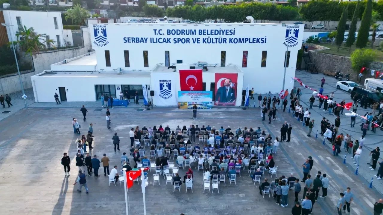 Yenilenen Serbay Ilıcak Kültür ve Spor Kompleksi Bodrum'da