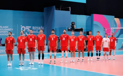 A Milli Voleybol Takımı Gümüş Madalya Aldı