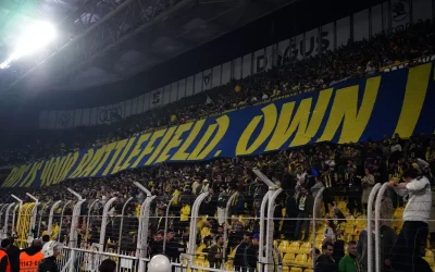 Fenerbahçe’den özel pankart: Galatasaray derbisi için!