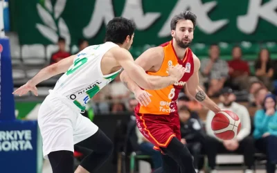 Bursaspor Basketbol, Galatasaray’ı yenerek galibiyetini aldı.