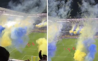 Galatasaraylı oyuncular Kadıköy’ü ateşe verdi